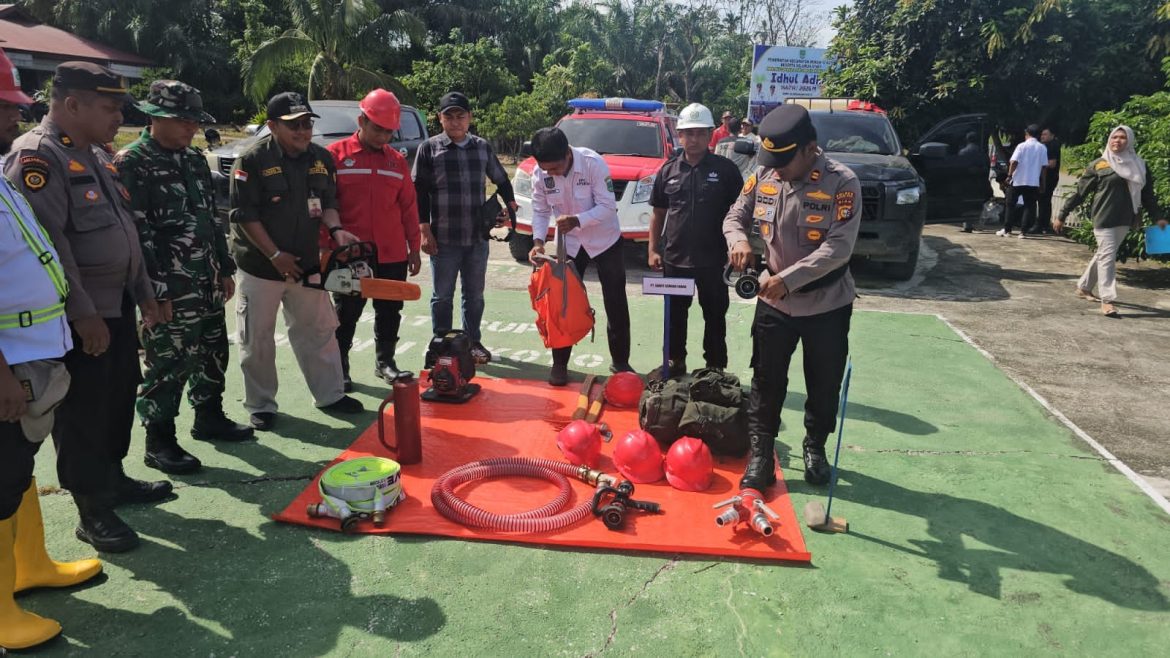Kapolsek Rokan IV Koto Bersama Forkopimcam Tegaskan Komitmen Pencegahan Karhutla melalui Apel Siaga