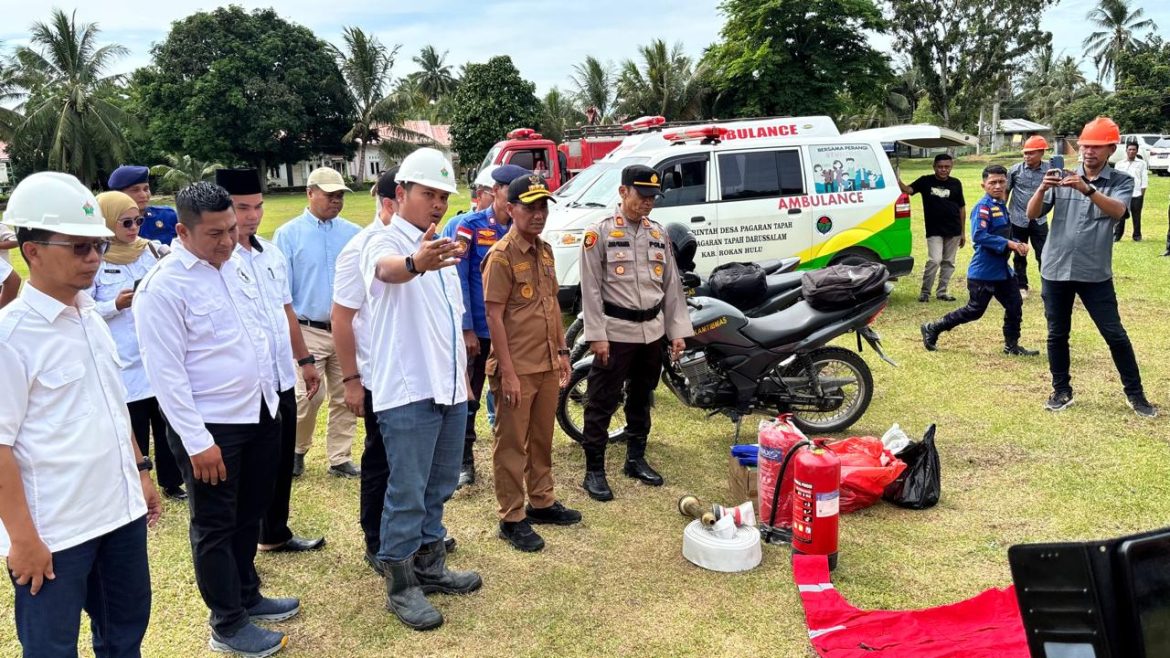Polsek Kunto Darussalam Perkuat Kesiapsiagaan Karhutla Bersama Forkopimcam dan PTPN IV Sei Rokan