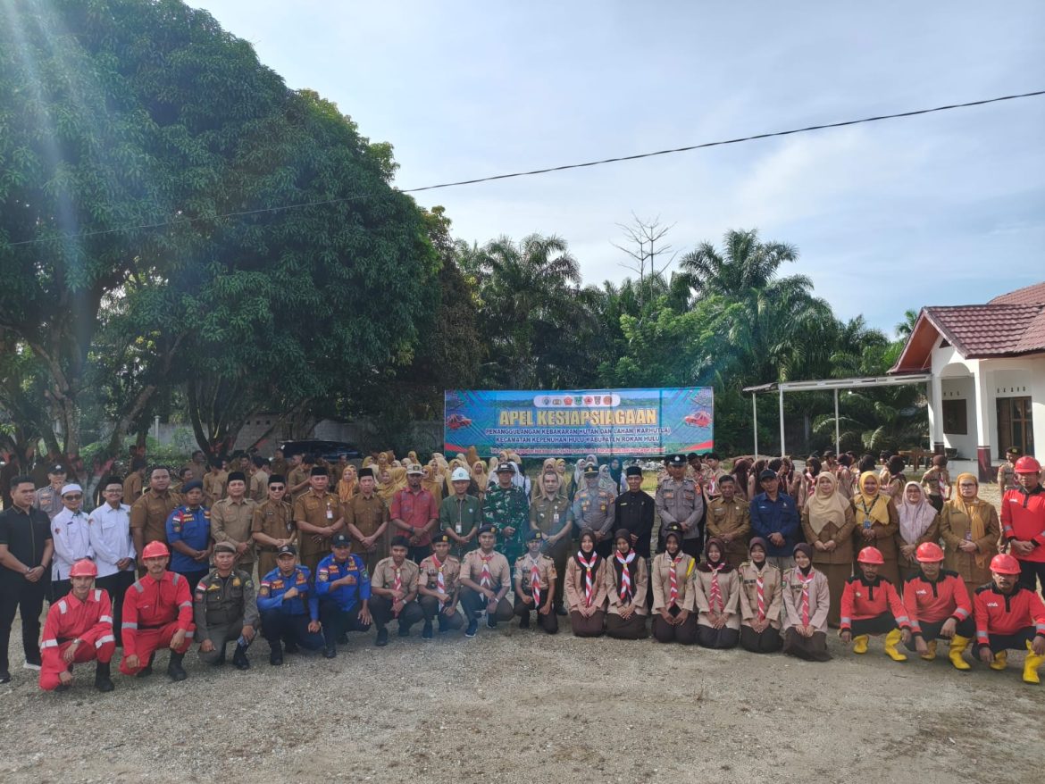 Kapolsek Kepenuhan Tegaskan Kesiapsiagaan Karhutla Dimulai dari Deteksi Dini, Apel Siaga Satukan Komitmen Seluruh Elemen di Kepenuhan Hulu*