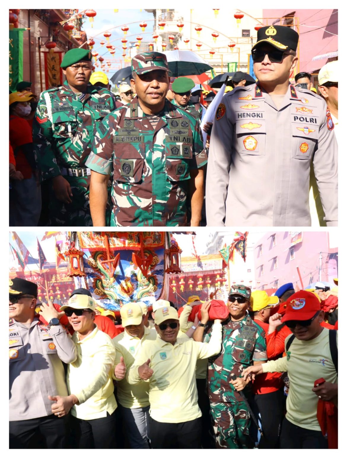 TNI – Polri Hadiri Petinggi Puncak Festival Bakar Tongkang Sukses Dilaksanakan Rabu 1/ 7/ 2026/13.00 WIB.  Dandim 0321
