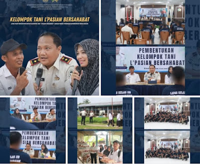 Lapas Pasir Pangarayan Bentuk Kelompok Tani “L’Pasian Bersahabat”, Bekali Warga Binaan Dukung Ketahanan Pangan