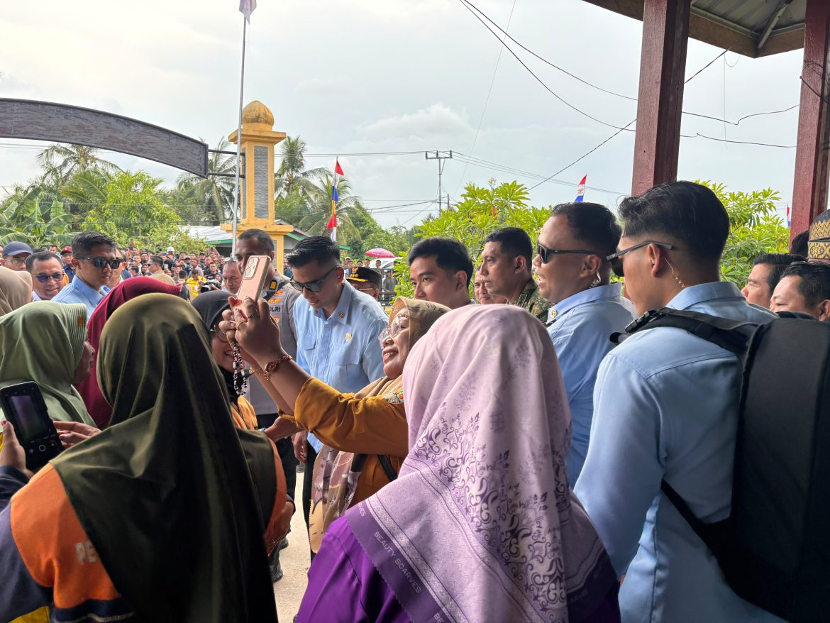 Dandim 0321/Rohil Turut Sambut Kedatangan Wakil Presiden RI di Rokan Hilir