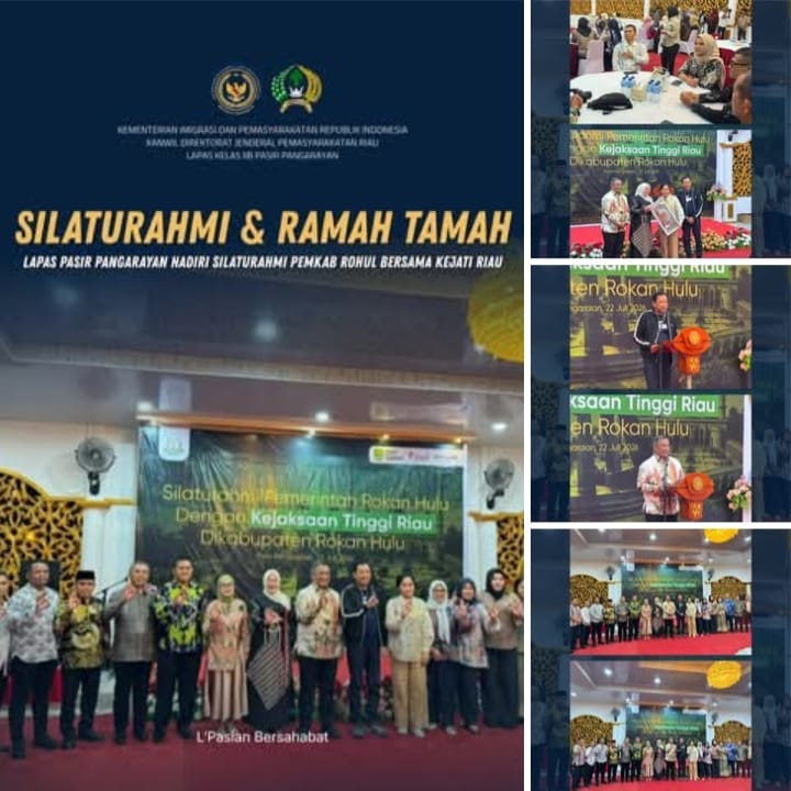 Lapas Pasir Pangarayan Hadiri Silaturahmi Pemerintah Kabupaten Rokan Hulu Bersama Kejati Riau