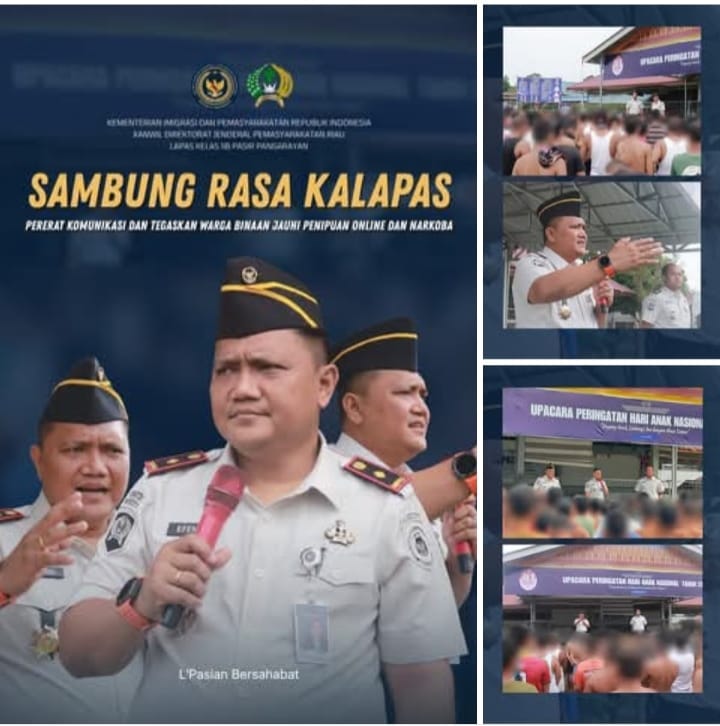 Melalui Kegiatan Sambung Rasa, Kalapas Pasir Pangarayan Pererat Komunikasi dan Tegaskan Warga Binaan Jauhi Penipuan Online dan Narkoba