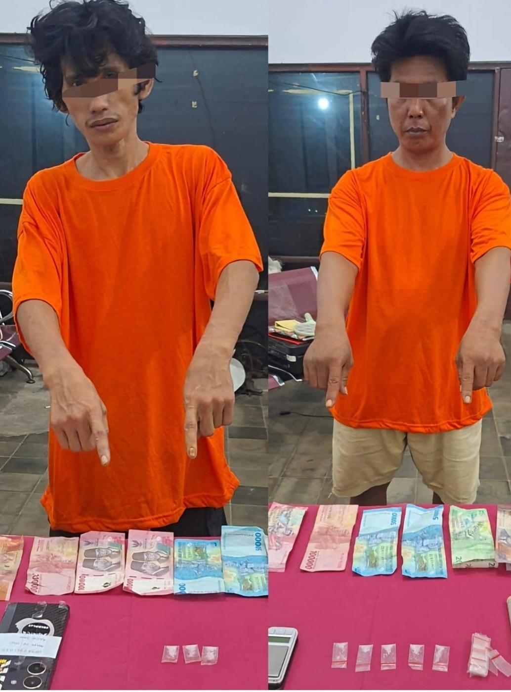 Polsek Kampar Bongkar Dugaan Jaringan Peredaran Sabu, Dua Terduga Pengedar Ditangkap di Lokasi Berbeda