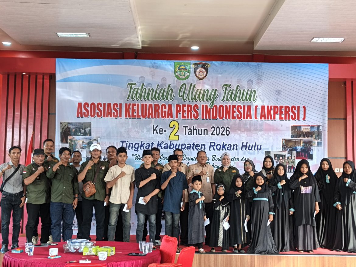 Peringati HUT ke-2 AKPERSI, Pj Sekda Rohul Resmikan Program “1 Anggota AKPERSI 1 Media”