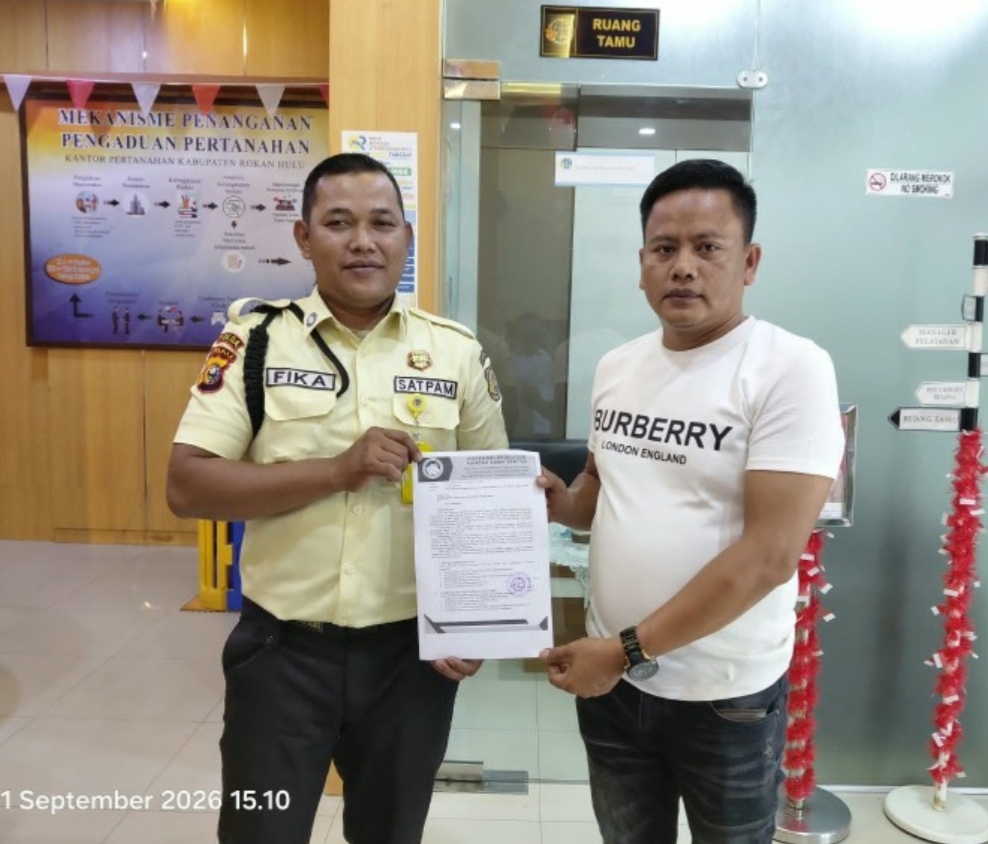 Koperasi Pusako Kito Surati BPN Rohul, Minta Verifikasi HGU PT SAI