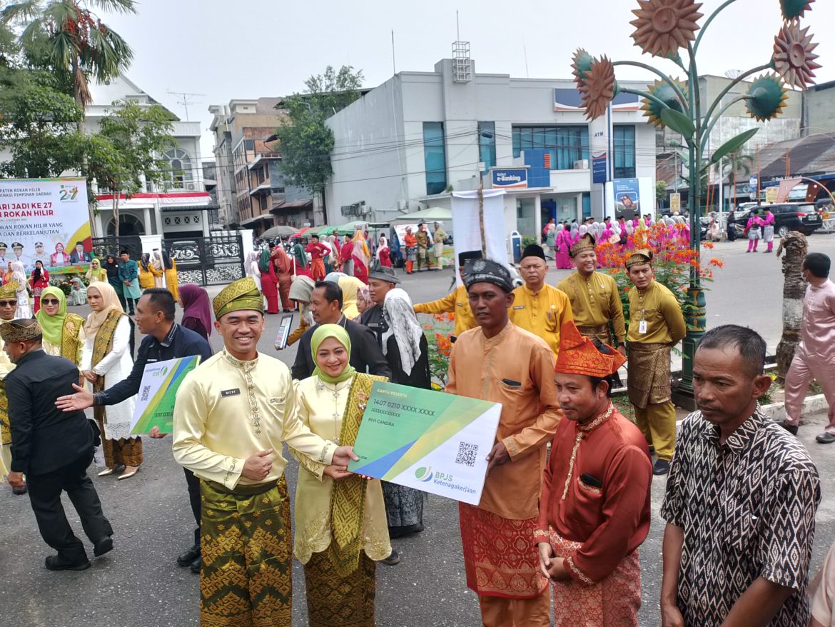 Dandim 0321/Rohil Hadiri Hari Jadi ke-27 Kabupaten Rohil, Tegaskan Komitmen Sinergi TNI Dukung Pembangunan Daerah
