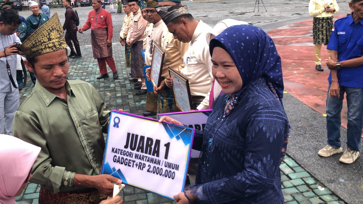 Ketua DPC AKPERSI Rohul Hana Asmita Raih Juara 1 LKTJ PWI 2026